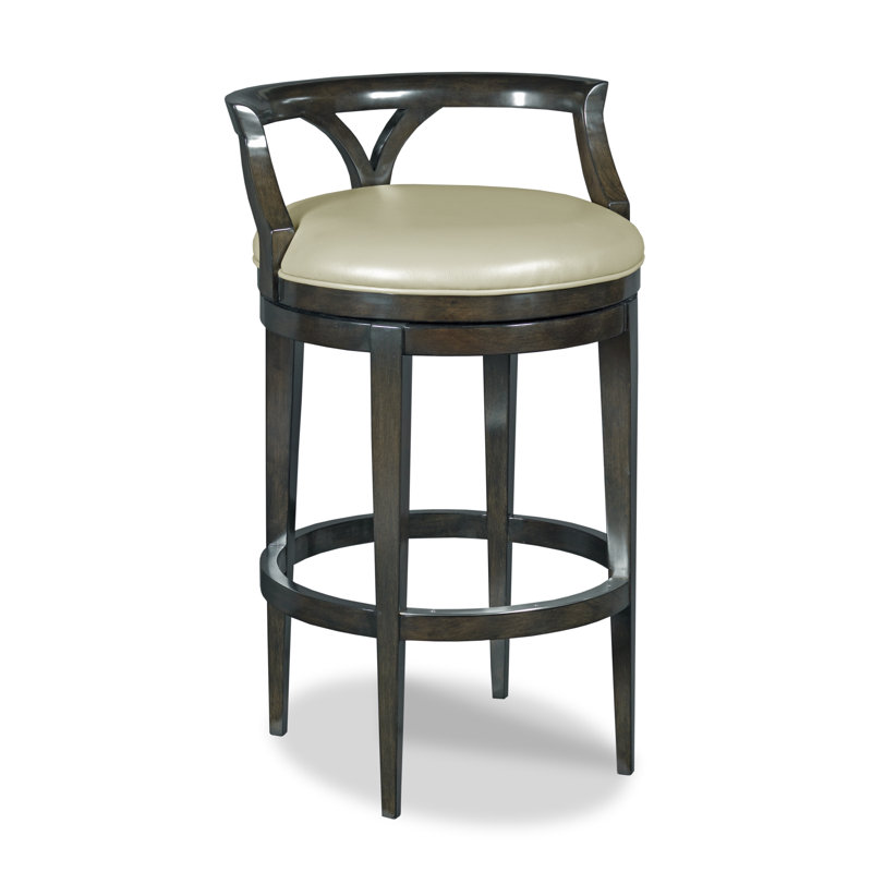 Salinas Swivel Upholstered Stool, Counter Stool (24.5" Seat Height)