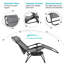 Chaise zéro gravité pliante avec coussin Fabiola-667395621