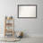 Hardwood Chocolate Narrow WoodBathroom Vanity Non-Beveled Wall Mirror-1589767423