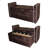 22" Shoe Storage Bench,  Suede
