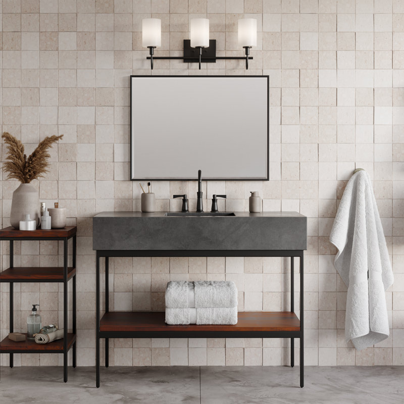 Oak Moore 3 - Light Vanity Light, Brushed Nickel