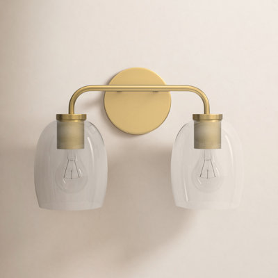 Jed 2 Light Dimmable Vanity Light