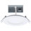 9 Watt LED Direct Wire Downlight With Night Light 4 Inch Remote Driver CCT Selectable Dimmable Round White Finish