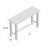 Croquet Teak Bar Table - Oyster-38582012