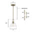 Luminaire suspendu en forme de cloche à 1 lumière Lomita-1403312351-1403312348-1405172597