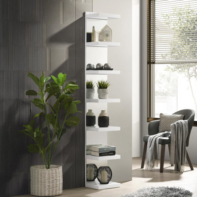 1 étagère ouverte blanche Glam