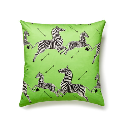 Zebras Square Pillow Cover & Insert