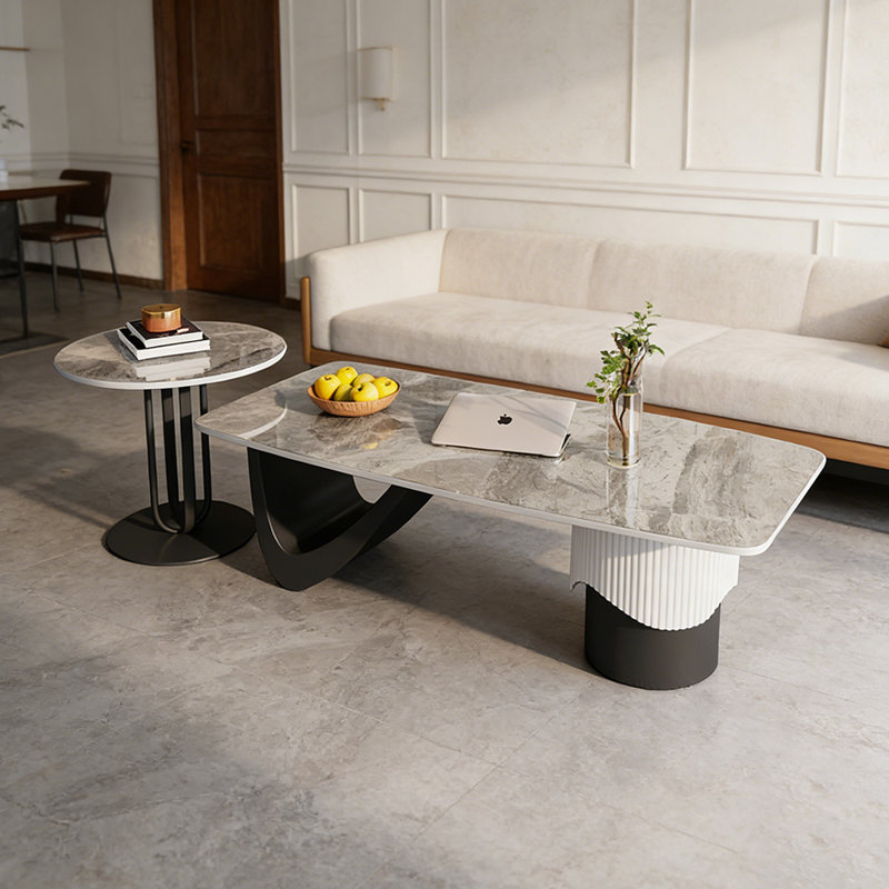 Ensemble de tables basses Modern Modern, Gris