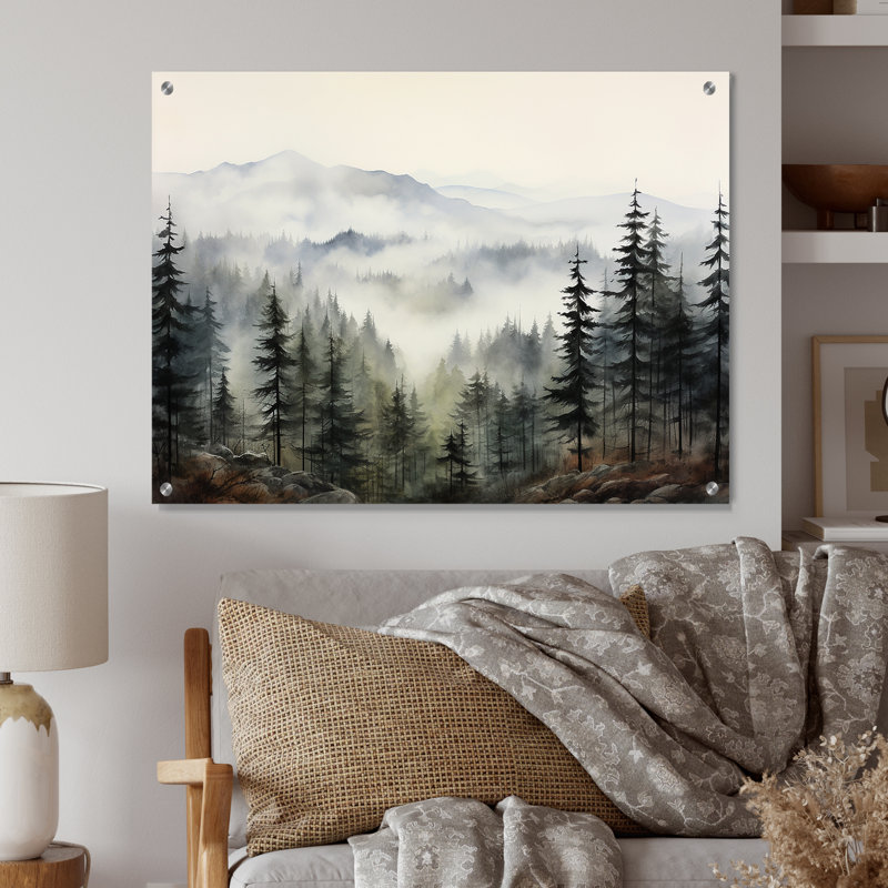 Pin art mural Misty Mountain II, H 12 po x l 20 po