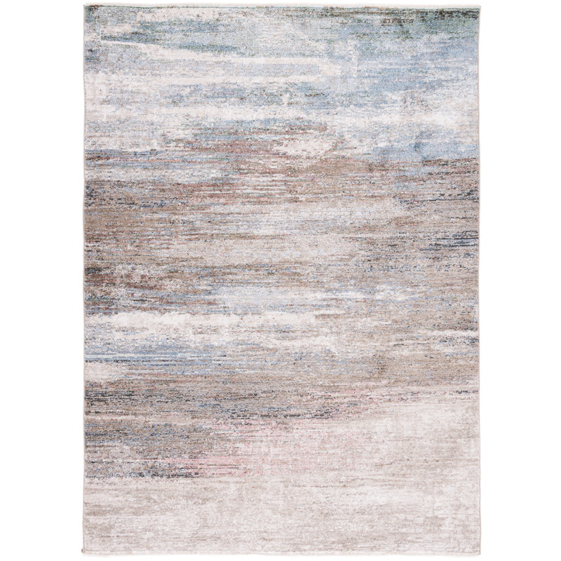 Idhika Performance Abstract Rug, Rectangle 8' x 10'