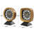 Quartz movement / Crystal Tabletop Clock in Gold
