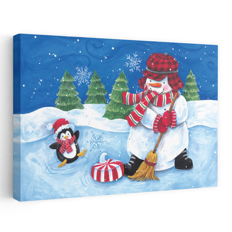 Bonbon, curling, fantaisiste, art contemporain contemporain, pingouin abstrait, H 24 po x l 16 po
