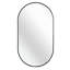 Miroir ovale noir en métal 20 po x 33 po-676785704-676785705