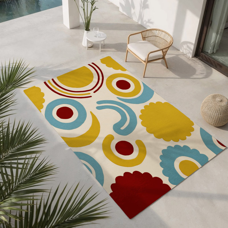 Tapis intérieur et extérieur Jazzy Line, Rectangle 1 pi 6 po x 2 pi 6 po