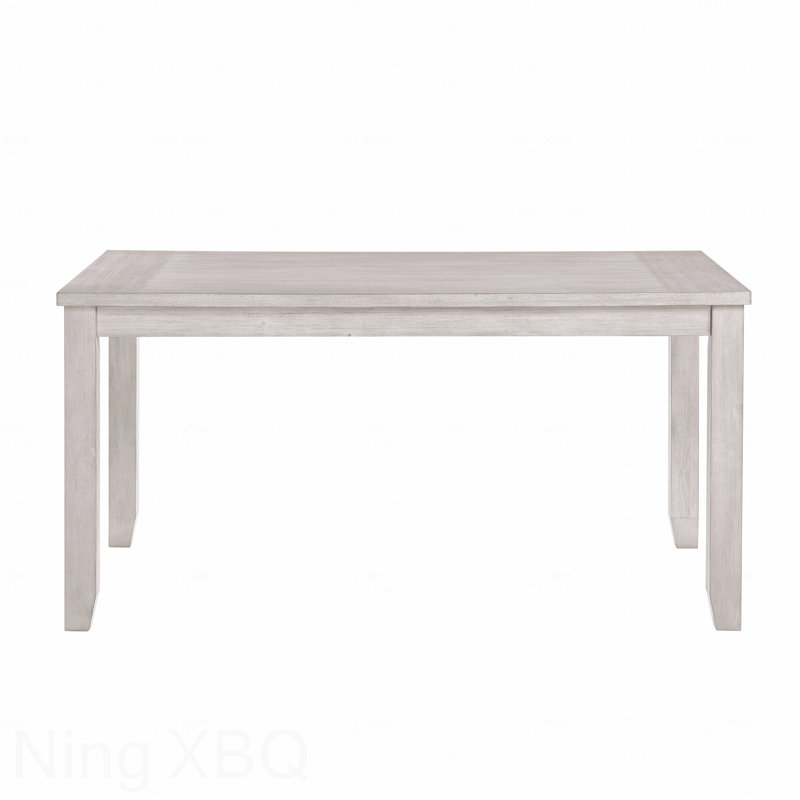 Modern Farmhouse Dining Table Durable Solid Wood