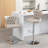 Modern Upholstered Chrome Base Bar Stools-391137749