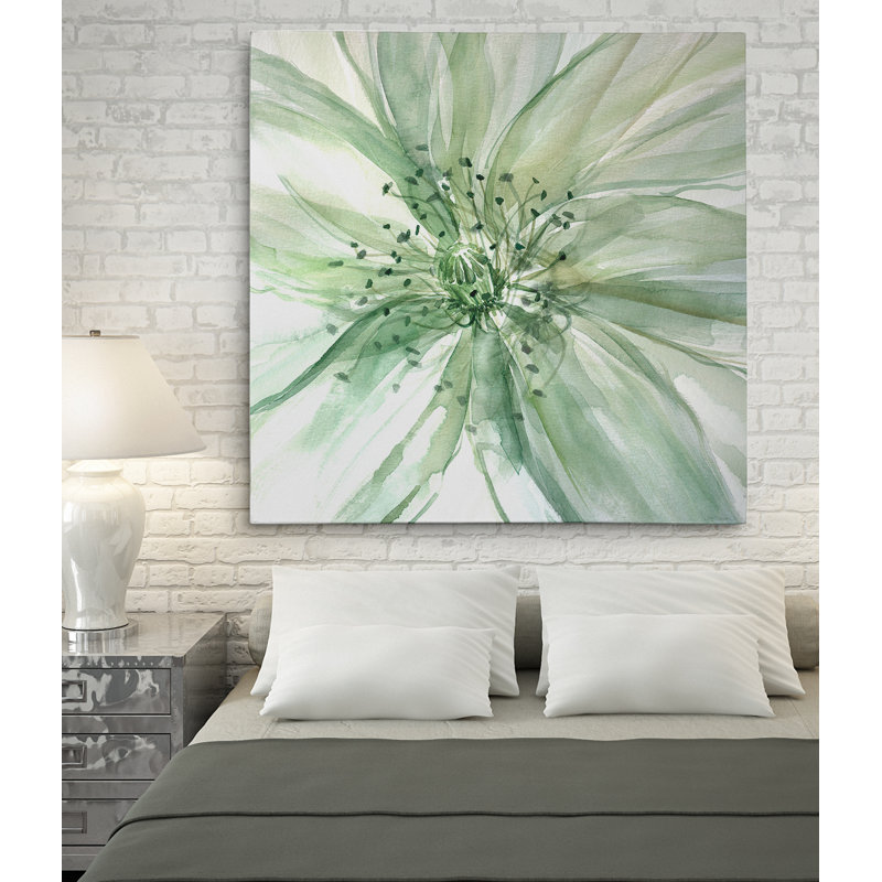 Macro sauge II - reproduction d'art, H 24 po x l 24 po x P 1,5 po, Toile tendue, Sans cadre