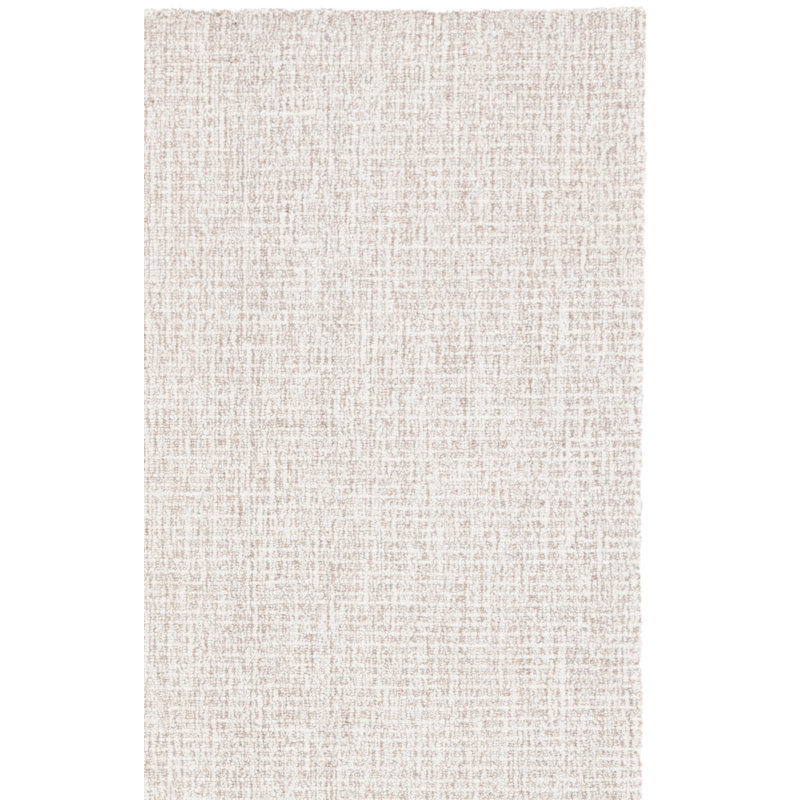 Msr Abstract Area Rug In Ivory / Grey, Rectangle 8" x 10"