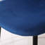 Ensemble de salle à manger 5 pièces contemporain: table ronde blanche et 4 chaises