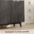 Coffee Bar Cabinet,Fluted Sideboard Buffet Cabinet,With Doors,Adjustable Shelves,Wood Legs-61594064