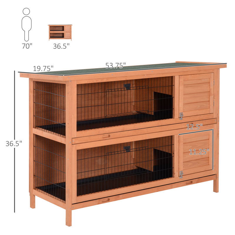 Clapier résistant aux intempéries Griffen, Orange