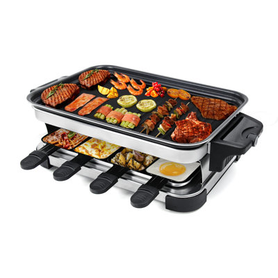 ZONSE 20'' W x 11'' D Portable Indoor/Outdoor Use Countertop Electric Grill