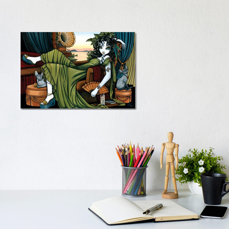 Serena 1 Piece Wrapped Canvas Wall Art, 20.32cm H x 30.48cm W x 1.91cm D