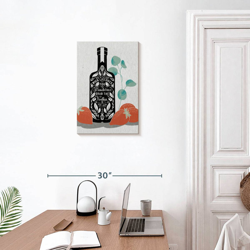 Tergel Fruity Spirits Vodka, 24" H x 16" W