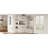 Multifunctional left-right combination hall cabinet (can be used separately) with storage and 4 hooks-129768510