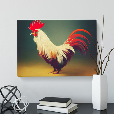 Euphoric Rooster - Wrapped Canvas