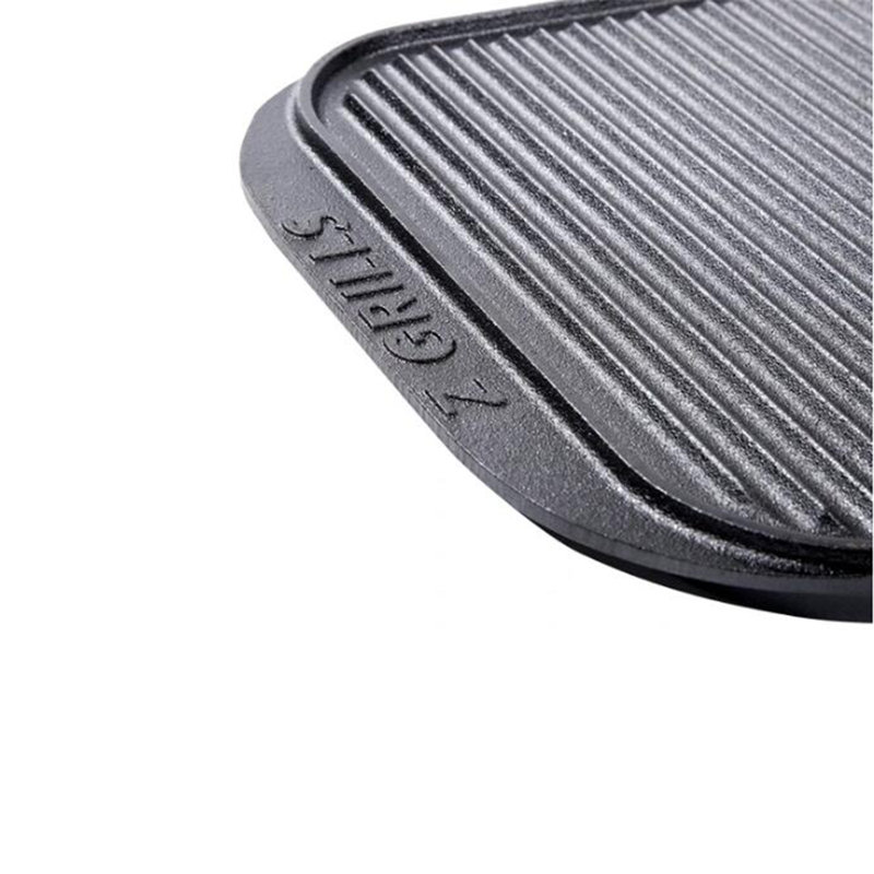 10.24'' Non-Stick Cast Iron Grill & Griddle Pan