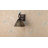 Firman Mission Tiffany-Style 1-Light Black Finish Wall Sconce 6" Shade-502325737
