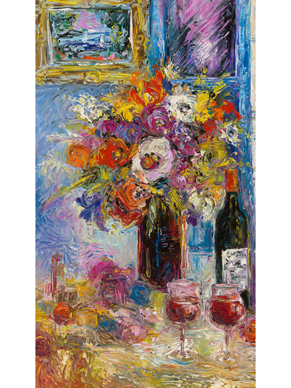 Van Gough Home, estampe numérique limitée sur toile par Duaiv, 36 x 28