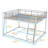 Metal Bunk Bed With Ladder And Guardrails-1909772803