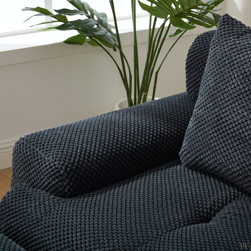 Ensemble de canapé-lit modulaire en forme de U de 135,4 po avec canapé-lit modulaire surdimensionné en forme de U et canapé convertible 4 pièces sans siège avec 2 repose-pieds et 4 coussins pour le salon