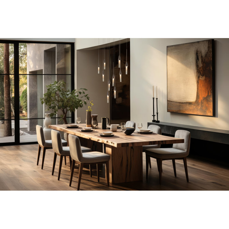Lilium 10-Light Linear Pendant, Dark Smoke, 90" H