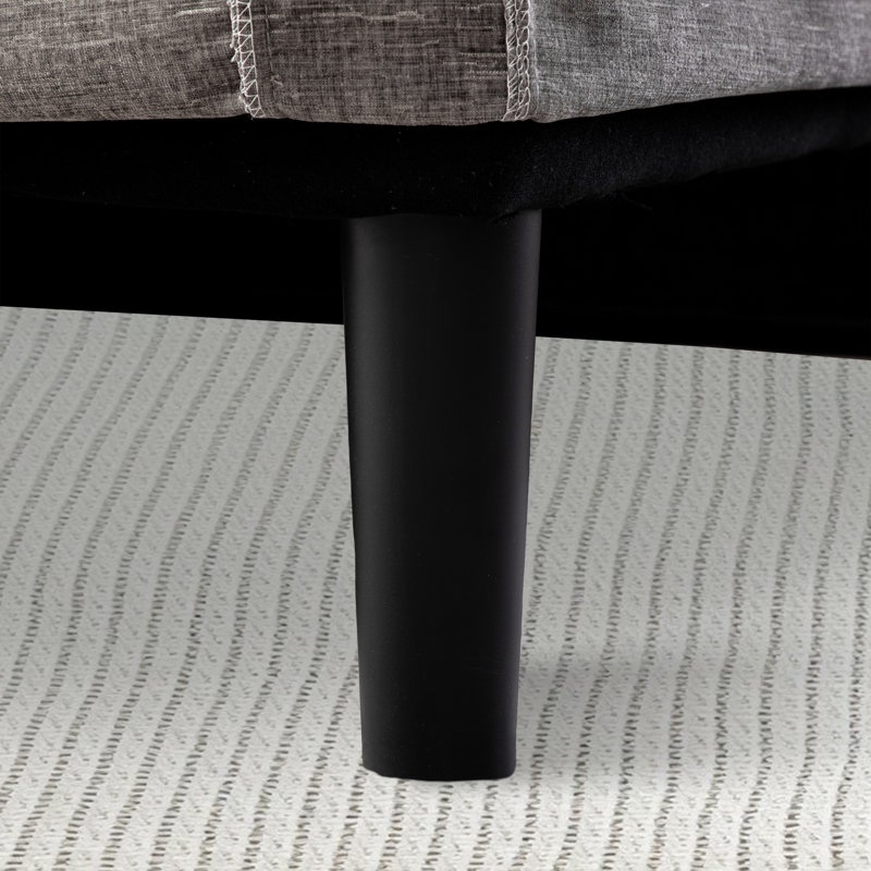 Canapé surdimensionné rembourré de 82,5 po de longueur, Gris