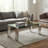 Aurelija Glass Top Coffee Table