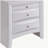 White Nightstand with 2 Drawers-1558055479