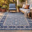 Tapis Thicket2 style persan traditionnel audacieux bleu gris crème, lavable en machine, antidérapant, à poils courts, pour intérieur et extérieur, adapté aux animaux domestiques, idéal pour salon, chambre, salle à manger, entrée, couloir, bureau-2086392502