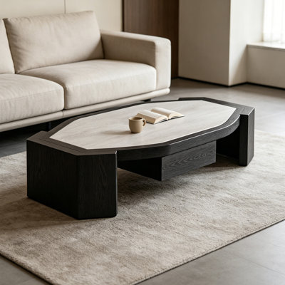 Table basse moderne en ardoise