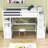 Casner 2 Drawer Loft Bed with Built-in-Desk by Harriet Bee-942134045-942134044