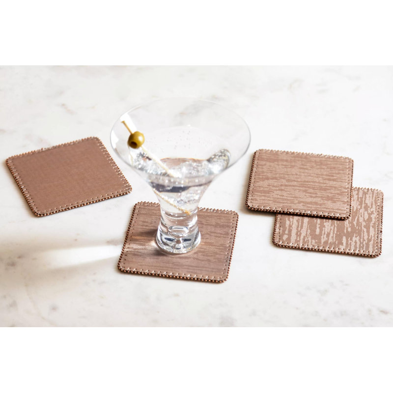 Square 4 Piece Coaster Set