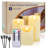 Rechargeable Flickering Flameless Pillar Candles (3 Packs)