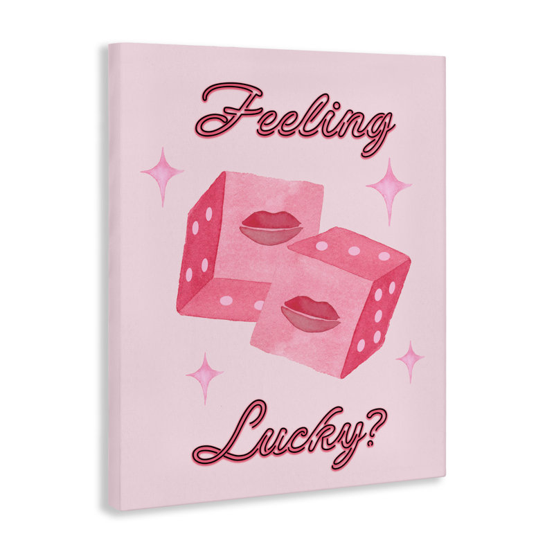 Vous avez de la chance? Dice Canvas, design par Nina Jacobs, H 30 po x l 24 po