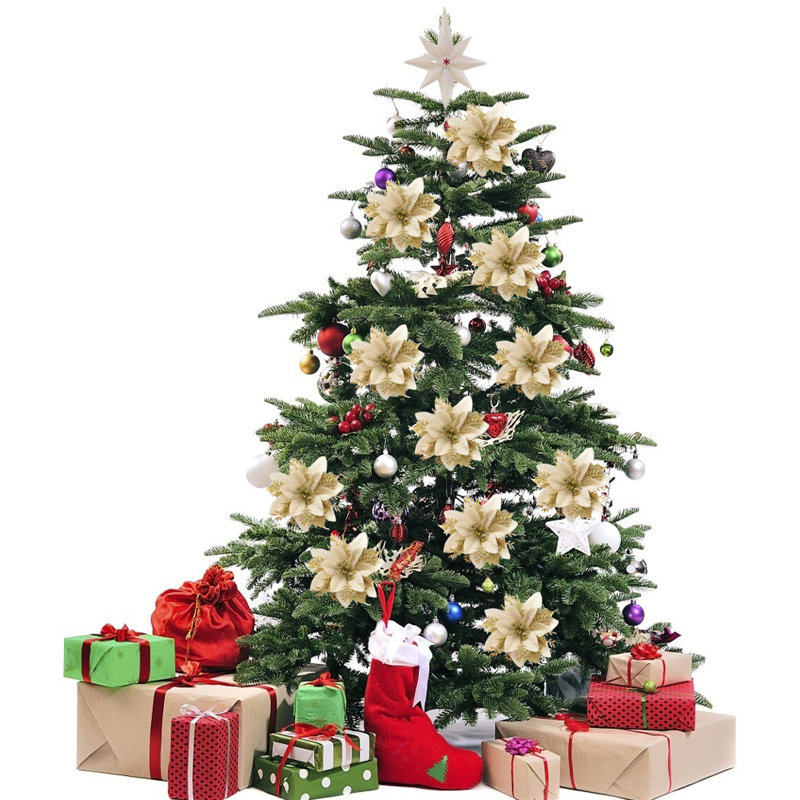 14cm Fabric Holiday Shaped Ornament