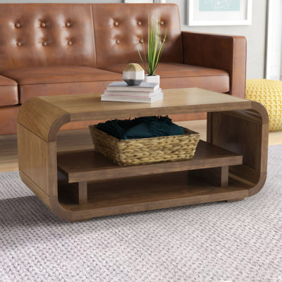 Acton Solid Coffee Table with Storage