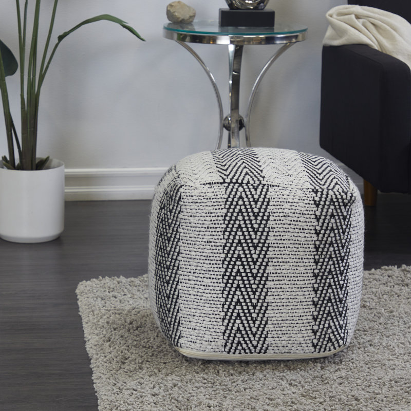 Pouf en tissu Cole and Grey Bohemian