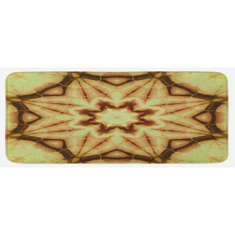 Tapis de cuisine mandala