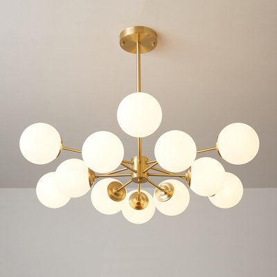 Lustre à intensité variable 12 lumières Kuriko
